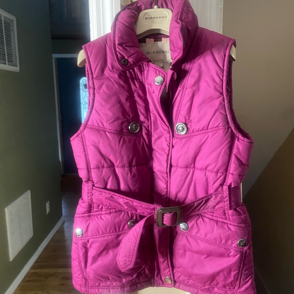 Burberry Kids Vest in Vibrant Purple - Picture 4 of 4